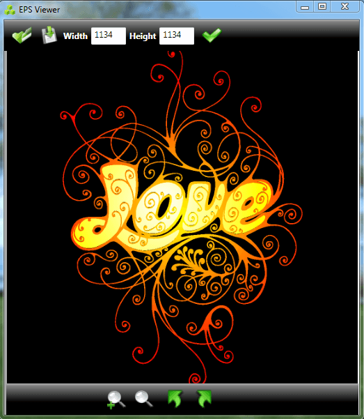 EPS viewer interface